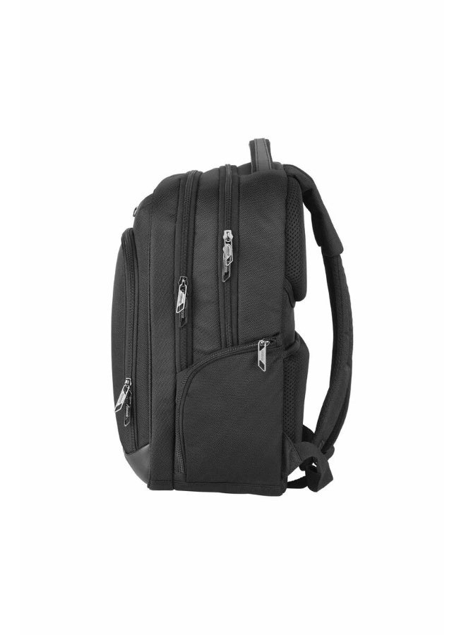 AMERICAN TOURISTER Bass 15.6" Laptop Backpack 31L Capacity, 100% Polyester, Black|Tractum Suspension|Ergo Back & Shoulder|Tablet Compartment - 1 Year International Warranty - Image 5