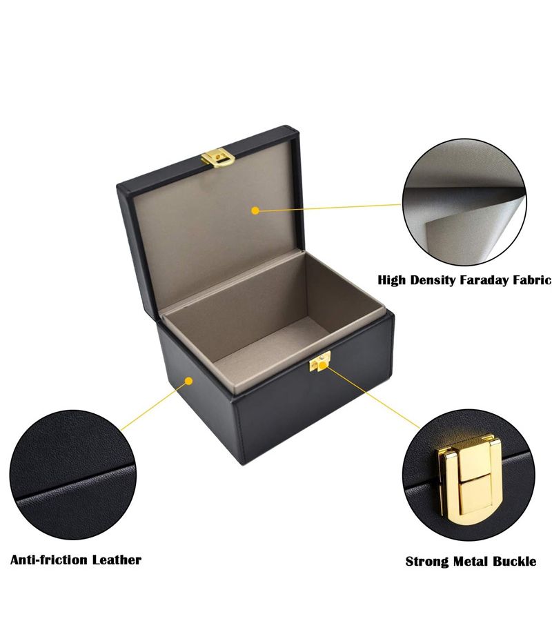 1 Set Faraday Box and Bag for Car Key Mobile Phone Signal Shielding - Image 4