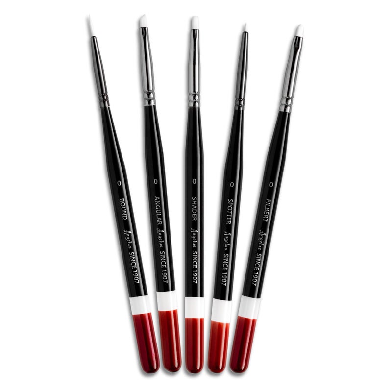 Angelus Micro Detail Paint Brush Set of 5 - Image 1