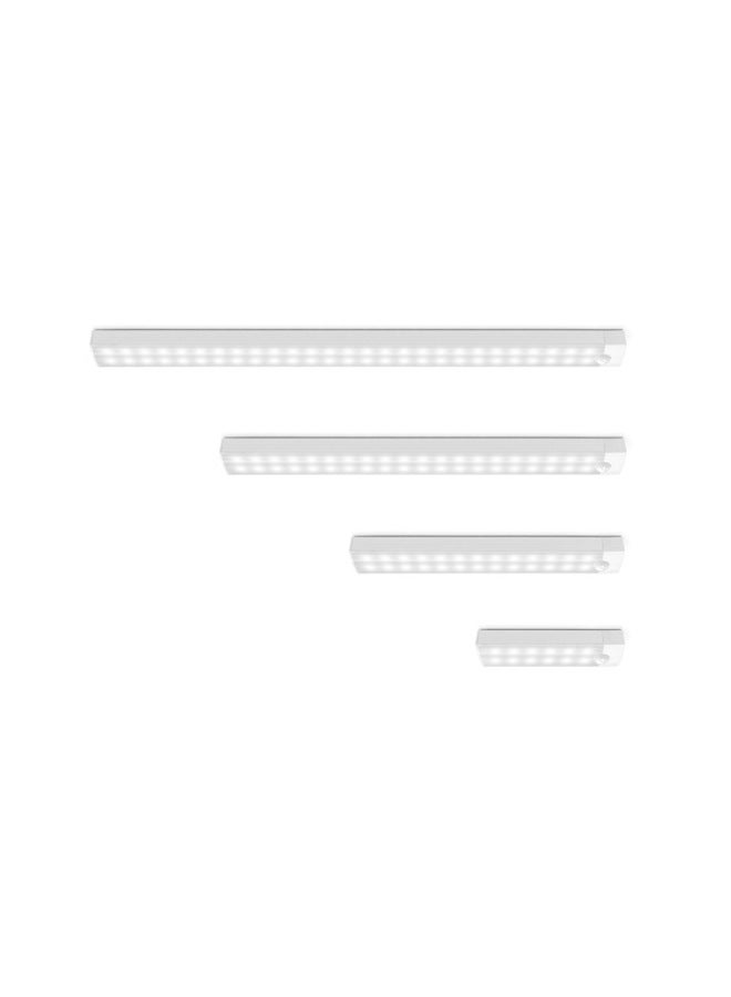 Loquat Light Bar Strip Lamp Cabinet Lamp Wardrobe Lamp Showcase Shoe Drawer Lamp Human Body Induction Lamp Charging Magnetic Self-adhesive-Light Color:White Light 30cm 【induction + Charging + Shutdown + Br - Image 2