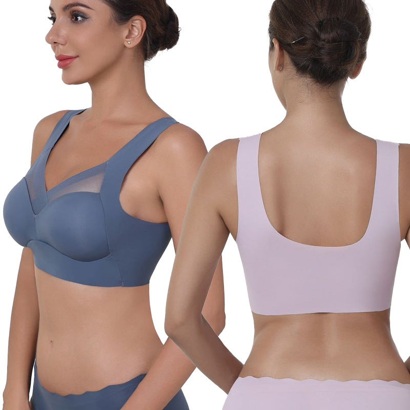 Exclusive Label-Free Seamless Underwear With Integrated Fixed Cup, Large U-Shaped Beautiful Back Bra - Image 5