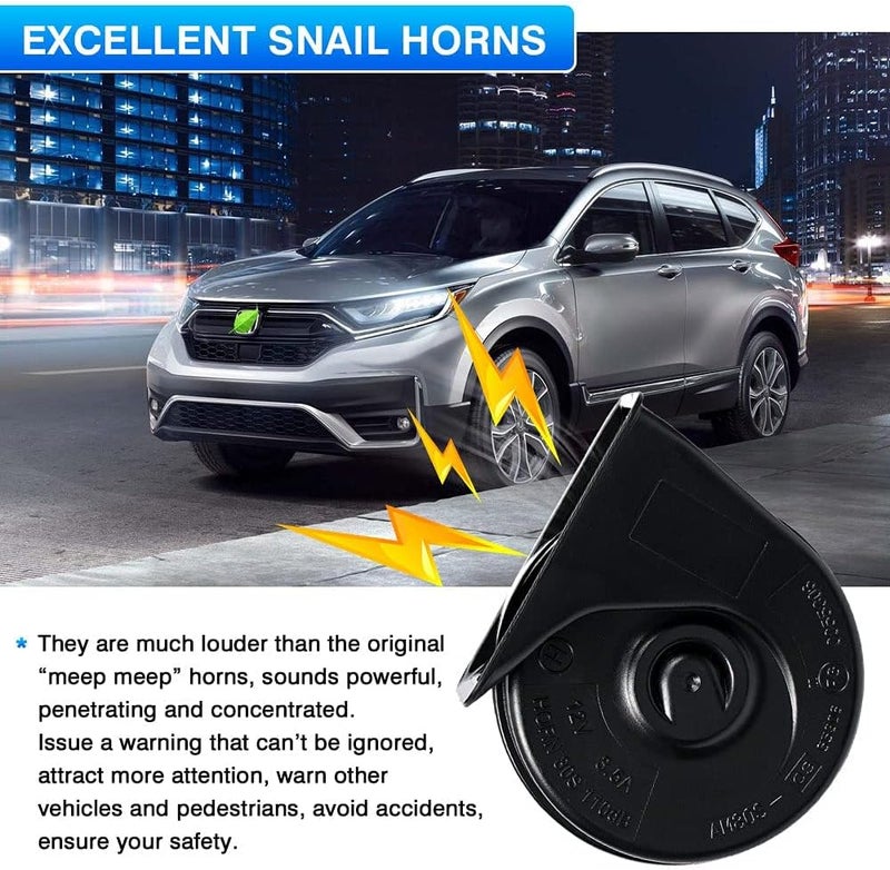 Autorder طقم بوق الحلزون 12 فولت من أوتوردير لسيارة هوندا CR-V 2017-2022 - Image 4