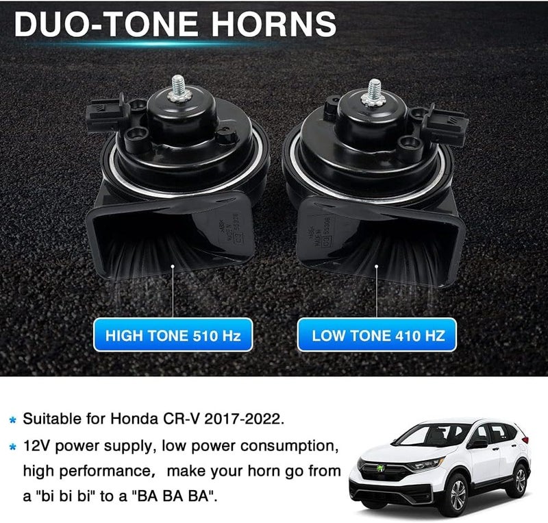 Autorder طقم بوق الحلزون 12 فولت من أوتوردير لسيارة هوندا CR-V 2017-2022 - Image 5