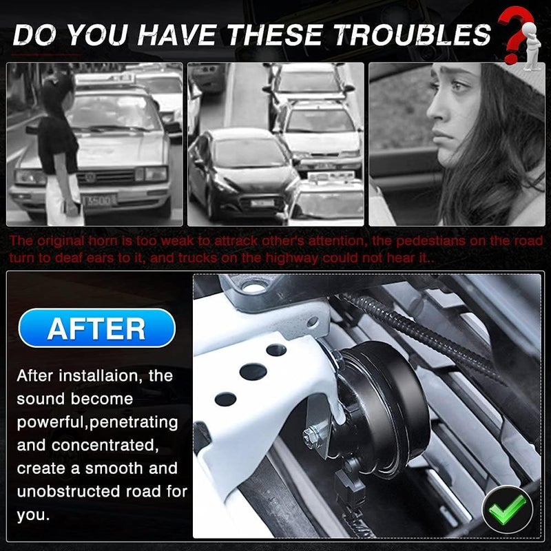 Autorder طقم بوق الحلزون 12 فولت من أوتوردير لسيارة هوندا CR-V 2017-2022 - Image 3