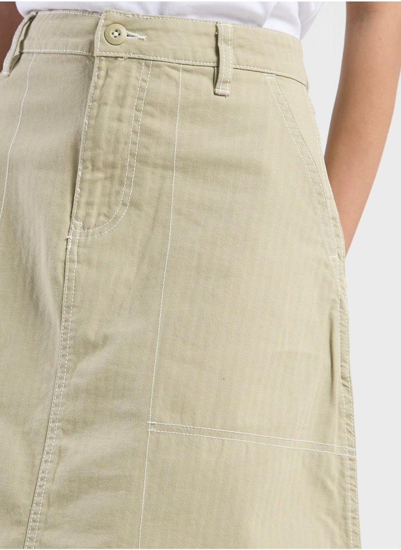 VANS Codey Long Flare Utility Skirt  - Image 3
