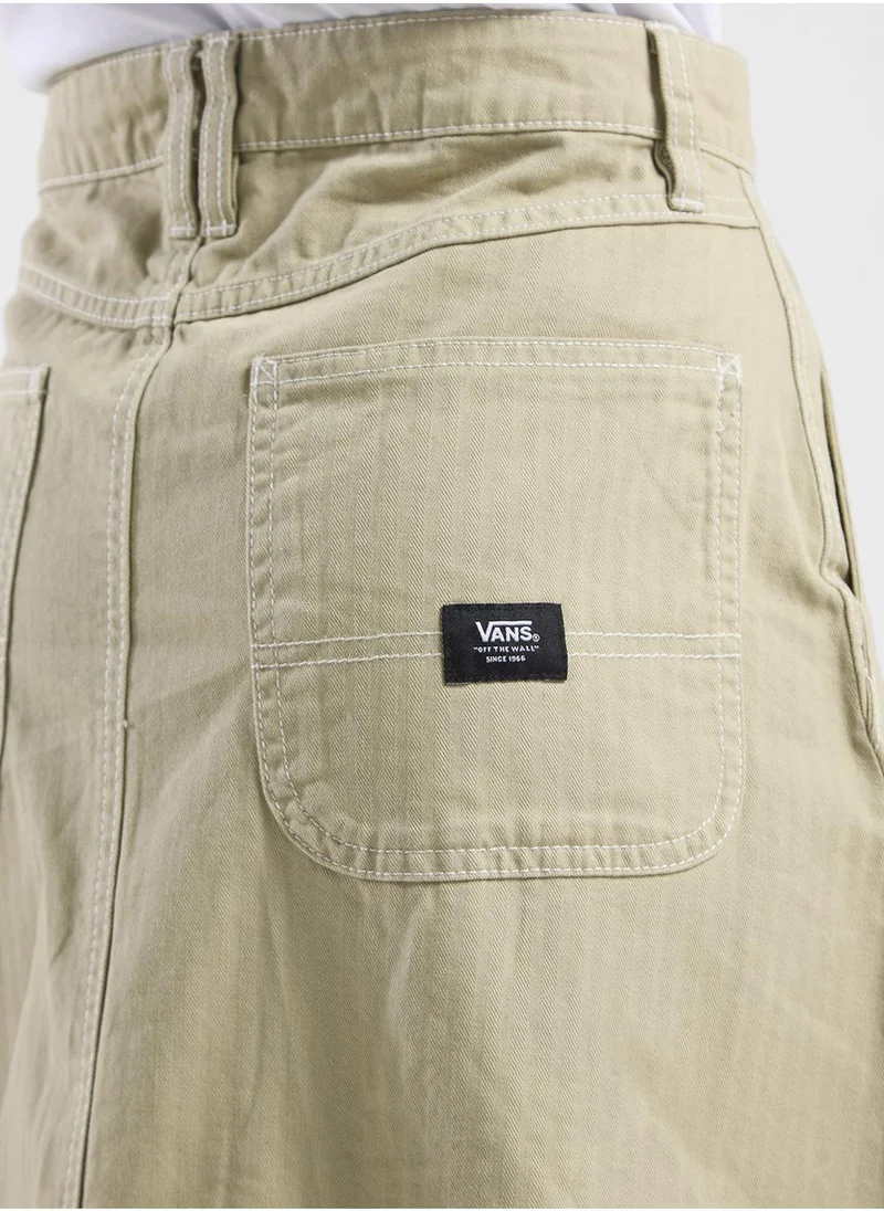 فانز Codey Long Flare Utility Skirt