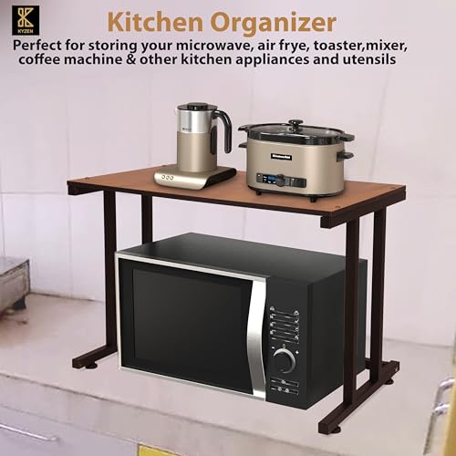 KYZEN Deluxe Microwave Oven OTG Stand for Kitchen Counter, Toaster Organizer, Extra Storage for Home & Kitchen Appliances 1I_Deluxe - Image 2
