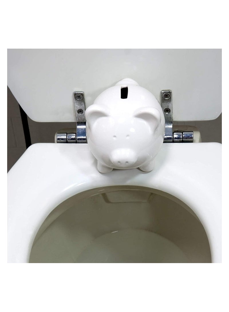 SOLARAE Toilet Seat Fittings Zinc Alloy Toilet Seat Hinges Replacement Hinge with Fittings and Repair Parts Chrome Finished Toilet Seat Hinge Fixings for Most Wooden Resin MDF Toilet Seat - Image 5