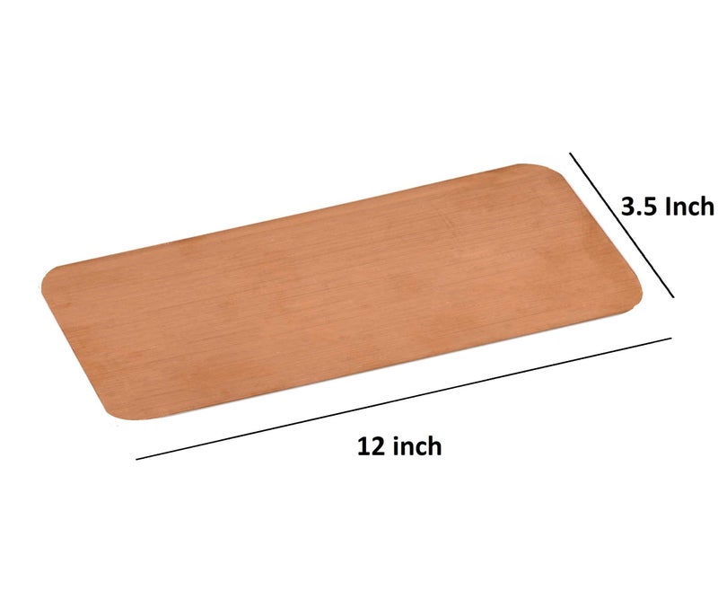 A.Leaf ALEAF Pure 99.9% Copper Plate for Making 15 Liter Structured Water (3.5 X 12 inches - 0.5mm) Copper sheet with round corners - Image 4