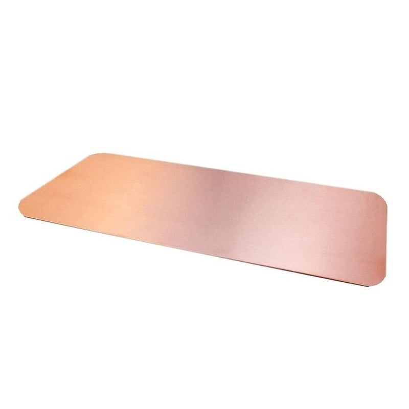 A.Leaf ALEAF Pure 99.9% Copper Plate for Making 15 Liter Structured Water (3.5 X 12 inches - 0.5mm) Copper sheet with round corners - Image 3