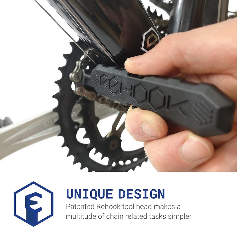 Rehook Original - Black Get Your Chain Back on Your Bike in 3 Seconds. Without The Mess Present for Any Cyclist or Gadget Lover - Image 4
