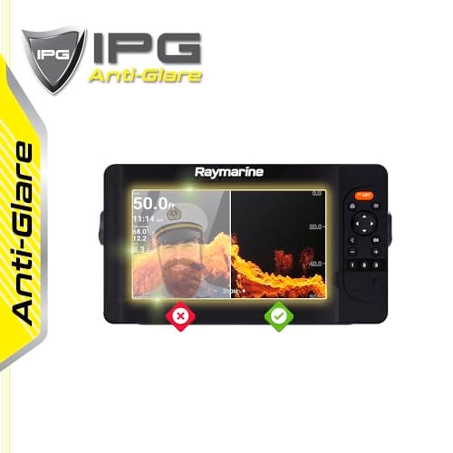IPG AntiGlare Made for Raymarine Element 9 HV Fishfinder Display Matte Finish Screen Protector Film Perfect for Outdoor Use for Element9 - Image 3