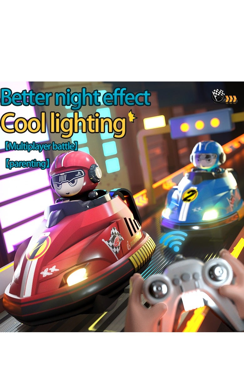 M MIAOYAN Two person remote control battle collision car parent-child interaction go kart drift catapult children's toy, dynamic music, and cool lighting. Come and have a happy game with your child  - Image 2