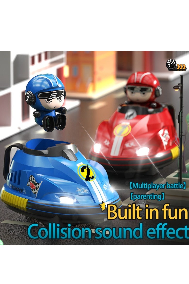 M MIAOYAN Two person remote control battle collision car parent-child interaction go kart drift catapult children's toy, dynamic music, and cool lighting. Come and have a happy game with your child  - Image 3