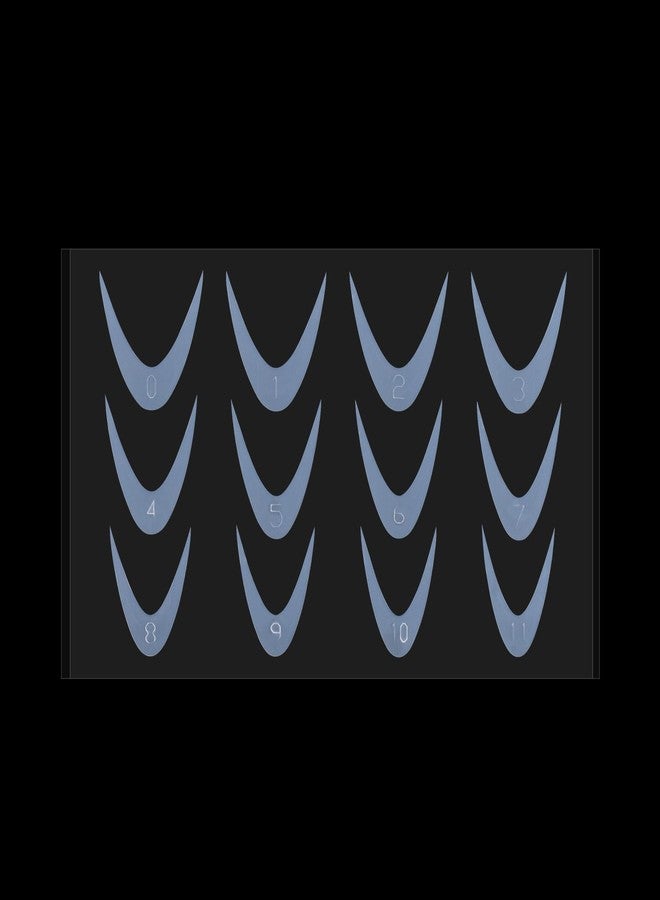 NMKL38 24pcs French Nail Line Stickers Reusable Silicone Pad Dual Sticker Dual Forms Manicure Extension Mold Tools - Image 1