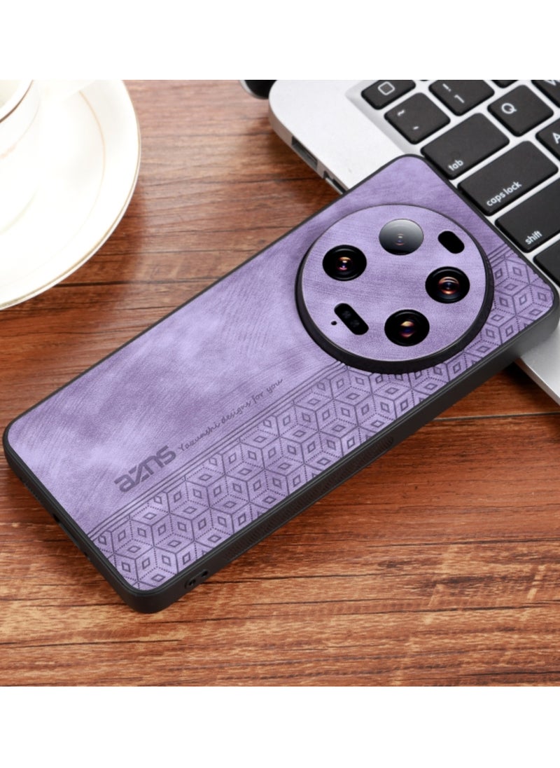 Case for Xiaomi 13 Ultra 3D Embossed Skin Feel Phone Cover Purple  - Image 2