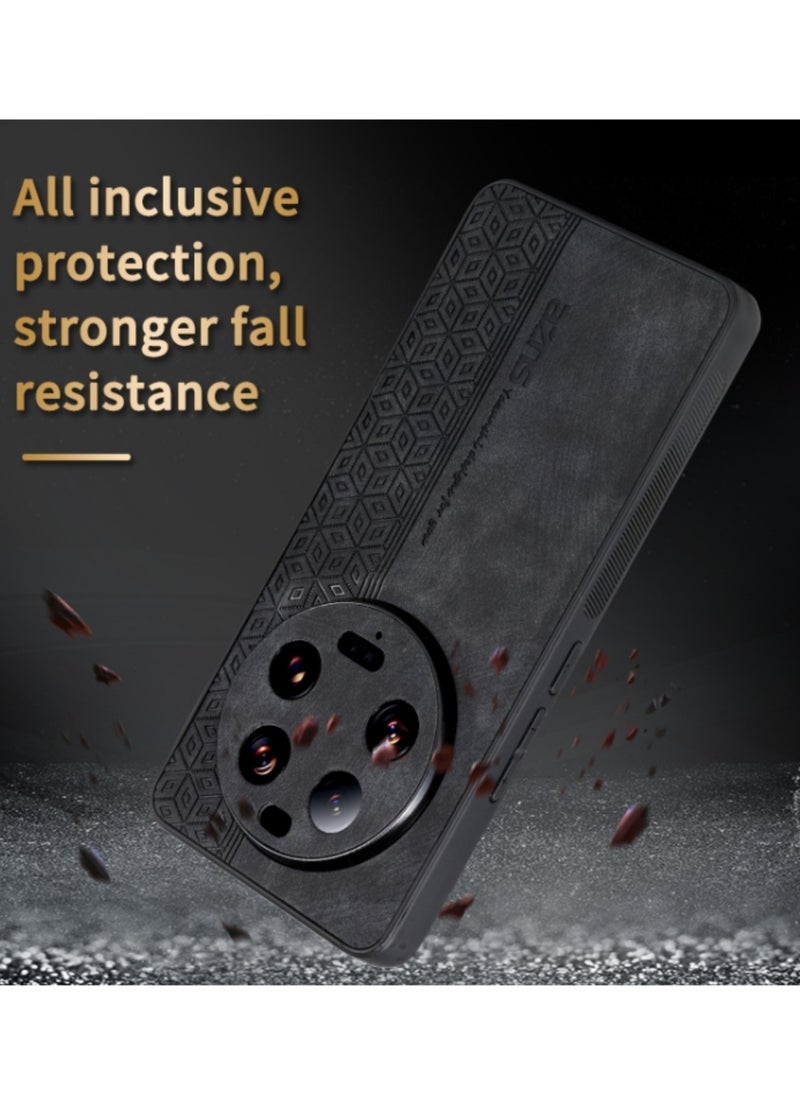 Case for Xiaomi 13 Ultra 3D Embossed Skin Feel Phone Cover Purple  - Image 3