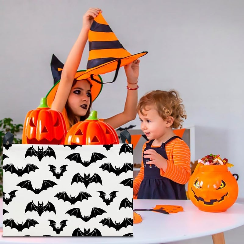 CLOCOR Rectangular Bat Storage Basket Empty,Collapsible Fabric Storage Container,Room Decor, Gift Basket(Bat) - Image 5