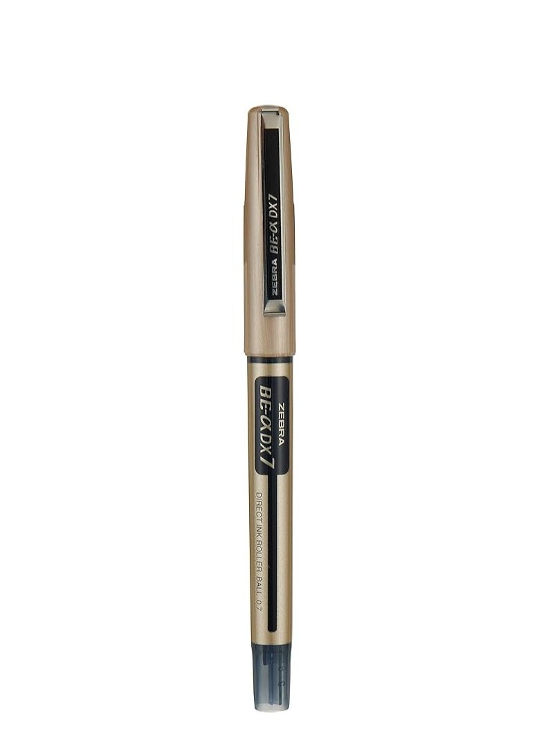 ZEBRA Zebra DX7 Liquid Ink Rollerball 0.7 Medium - Black (Pack of 10)  - Image 3