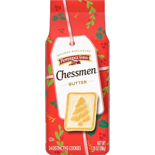 Pepperidge Farm Chessmen Butter Cookies, 7.25 oz. Bag (Packaging may vary) - Image 1