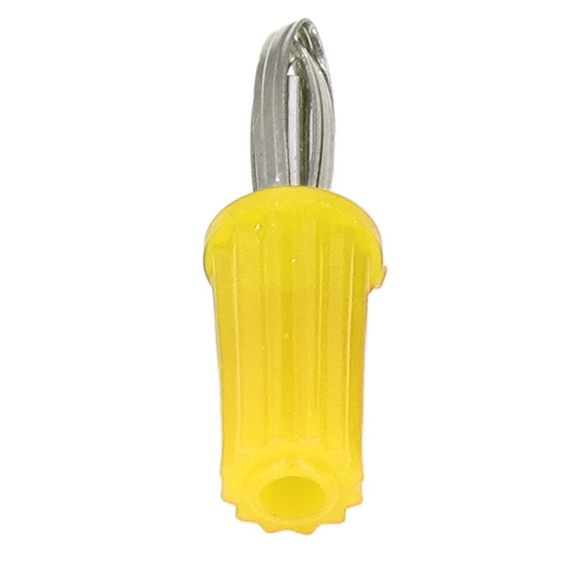 100Pcs Banana Socket 4mm ABS Plated Brass Long Service Life Good Performance Electrical Connections Tools (Yellow) - Image 4