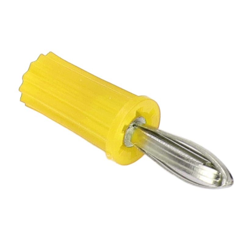 100Pcs Banana Socket 4mm ABS Plated Brass Long Service Life Good Performance Electrical Connections Tools (Yellow) - Image 5