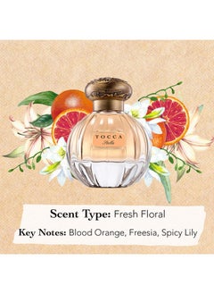 Tocca عطر نسائي ستيلا 1.7 أوقية (50 مل) زهري منعش برتقال دموي فريزيا زنبق حار  - Image 4