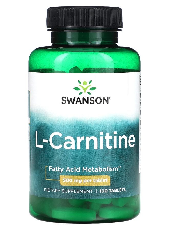 SWANSON L-Carnitine 500 mg 100 Tablets