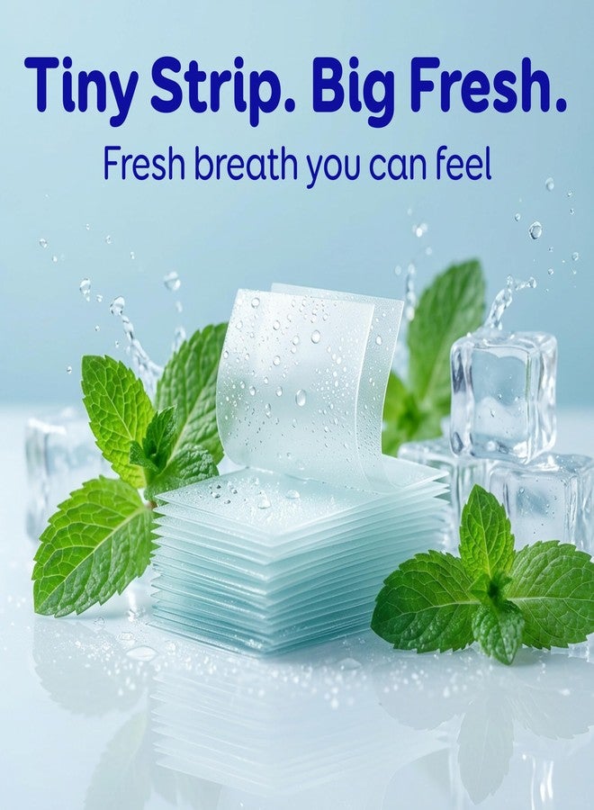 GRIN Super Minty Breath Strips Instant Breath Freshener Strips, Sugar-Free Dissolving Mint Strips, No Water Needed, Portable Pocket Cases, Super Mint Flavor, 72 Count (3 x 24 - Image 3