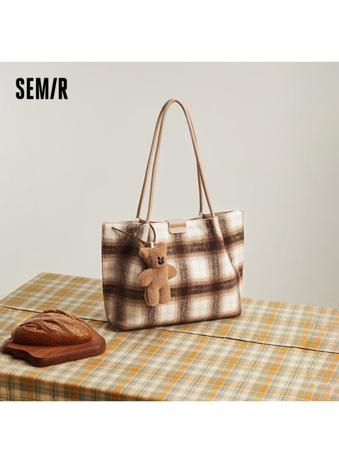 Semir Tote Bag, Relaxed Atmosphere Handbag, Large Capacity Commuter Shoulder Bag, 105524153009 - Image 2