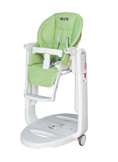Peg Perego Tatamia Follow Me Conpact Baby Recliner/Swing/Highchair for Kids , Suitable from 0 Months to 3 Years - Wonder Green  - Image 2