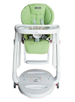 Peg Perego Tatamia Follow Me Conpact Baby Recliner/Swing/Highchair for Kids , Suitable from 0 Months to 3 Years - Wonder Green  - Image 3