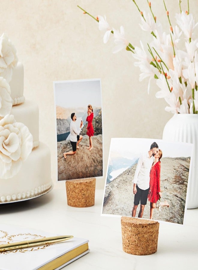 Juvale Cork Stoppers - 4-Pack, 2.44 x 2.20 x 1.50 In, Brown - Wine Corks, Jar Seals & Bottle Stoppers for Crafts - Image 2