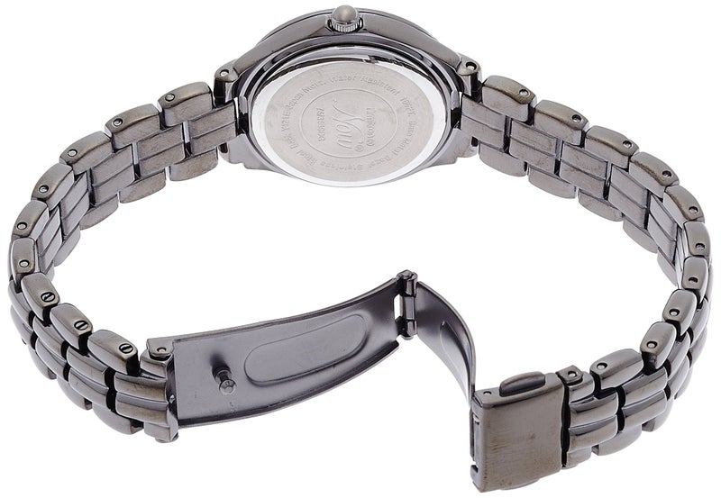 Armitron Women's 75/3689VMDG Purple Genuine Crystal-Accented Gunmetal Bracelet Watch - Image 2