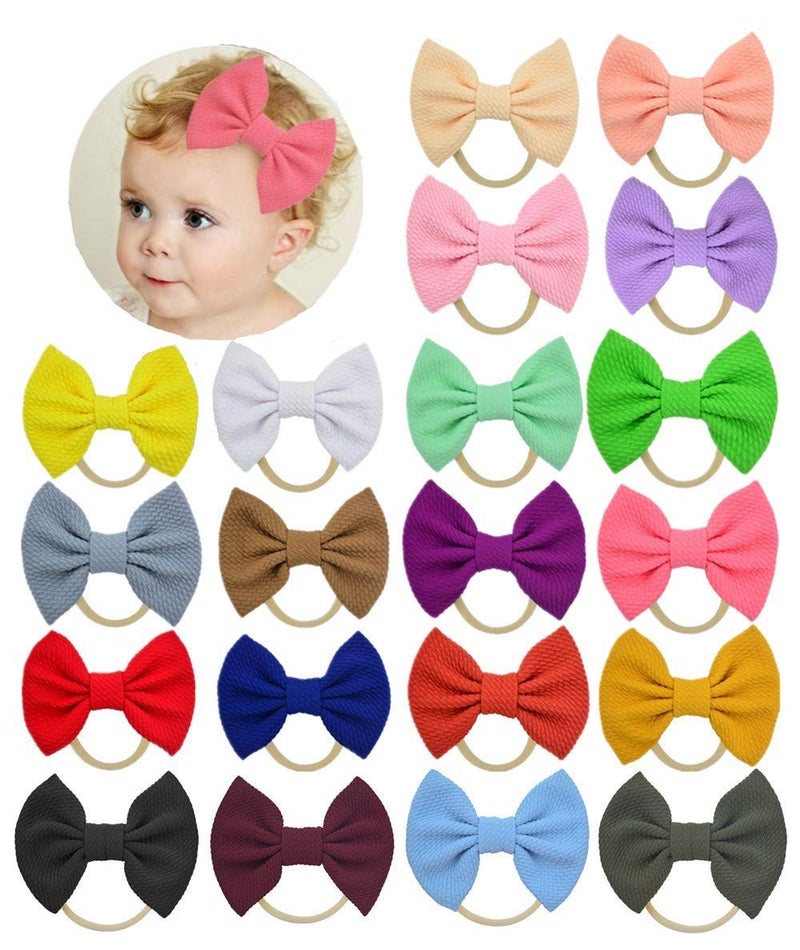 Toptim Baby Girls Headbands and Bows for Newborn Infant Toddler Photographic Accessories 41 Bows