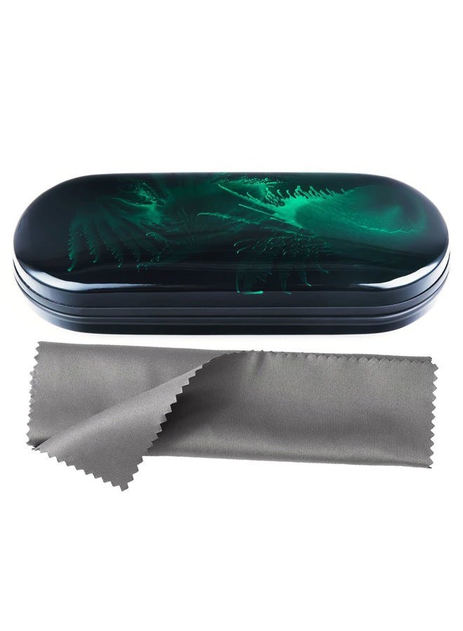 Vemiss Hard Shell Eyeglasses Case Lightweight Portable Case for Women,Men, A-green, M - Image 1