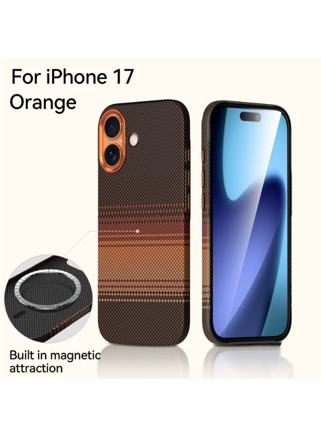 MONOGUE Case for iPhone 17 Case 6.3" with Camera Control Button, Compatible with MagSafe, Ultra-Slim Case with Caseless Touch Feeling, 1500D Aramid Fiber Woven - Image 2