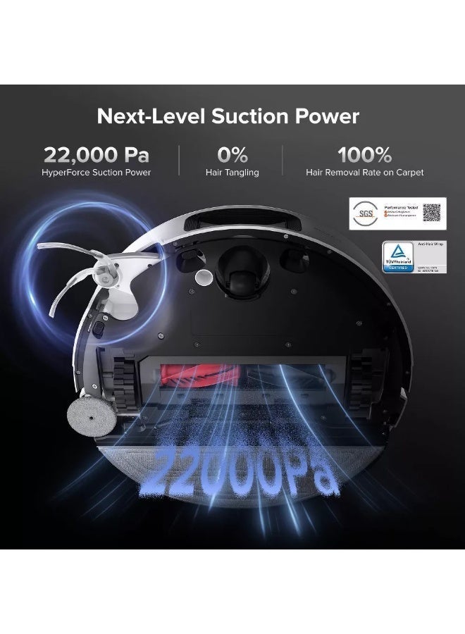 Roborock Saros 10 Cordless Robot Vacuum Mop 6.5" Cleaning Path White - Image 3