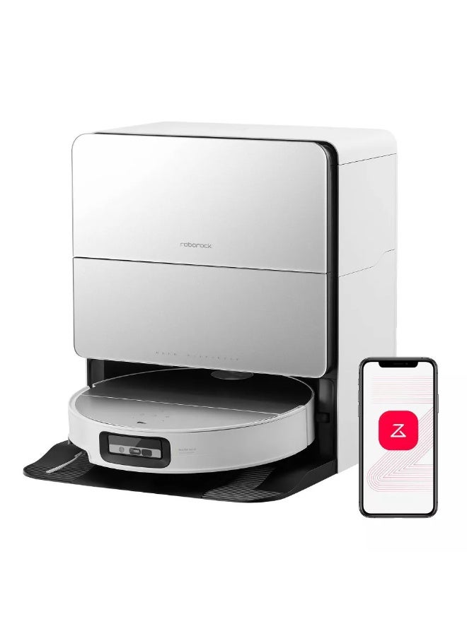 Roborock Saros 10 Cordless Robot Vacuum Mop 6.5" Cleaning Path White - Image 1