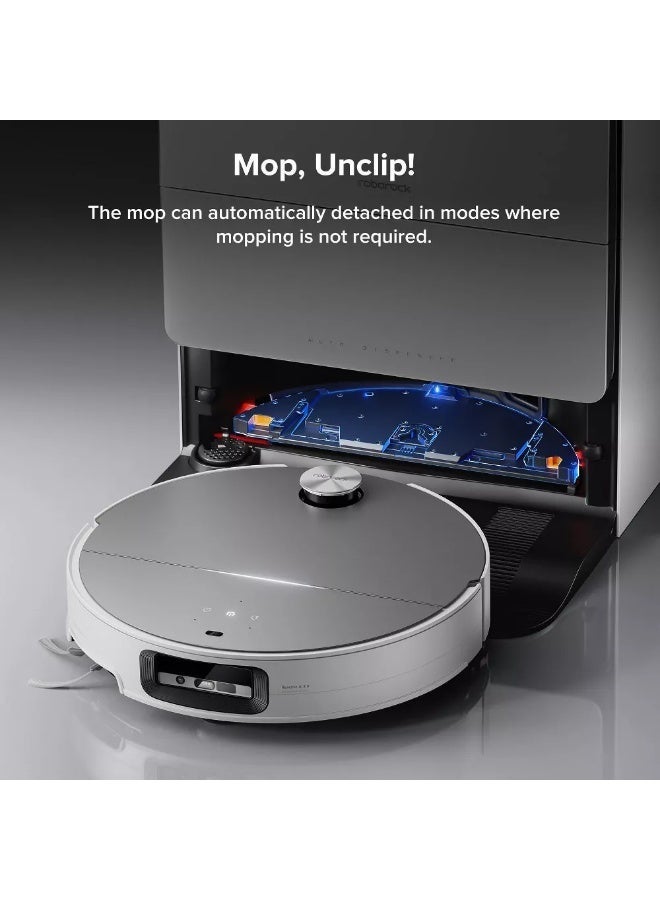 Roborock Saros 10 Cordless Robot Vacuum Mop 6.5" Cleaning Path White - Image 4