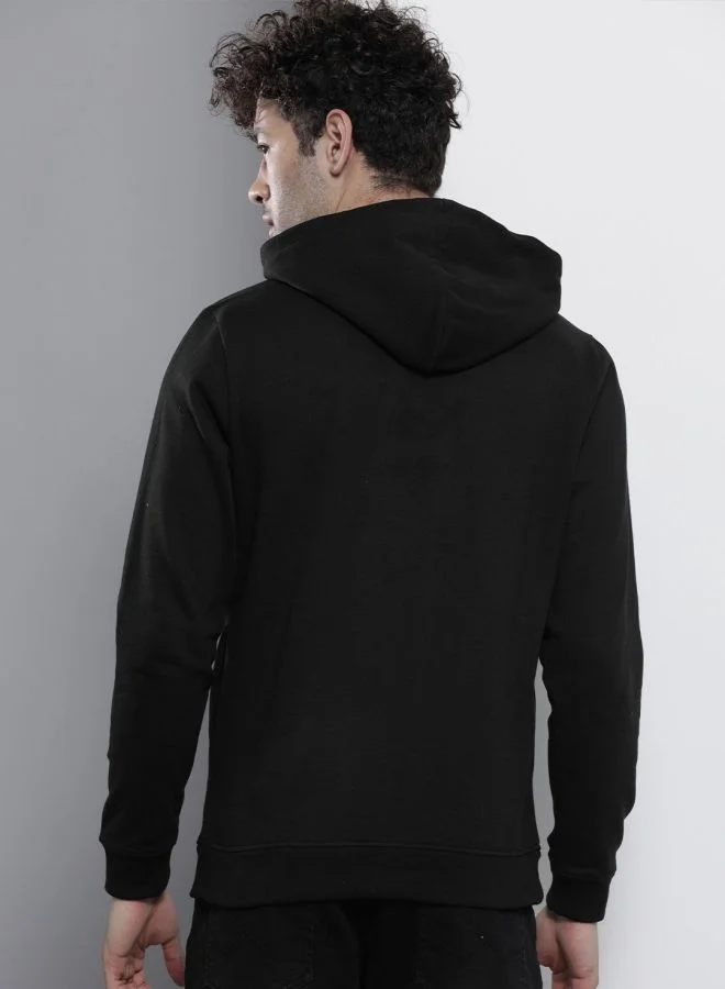 The Indian Garage Co  The Indian Garage Co Men Regular Fit Typographic Round Neck Full Sleeves Sweatshirt  | Best Price UAE