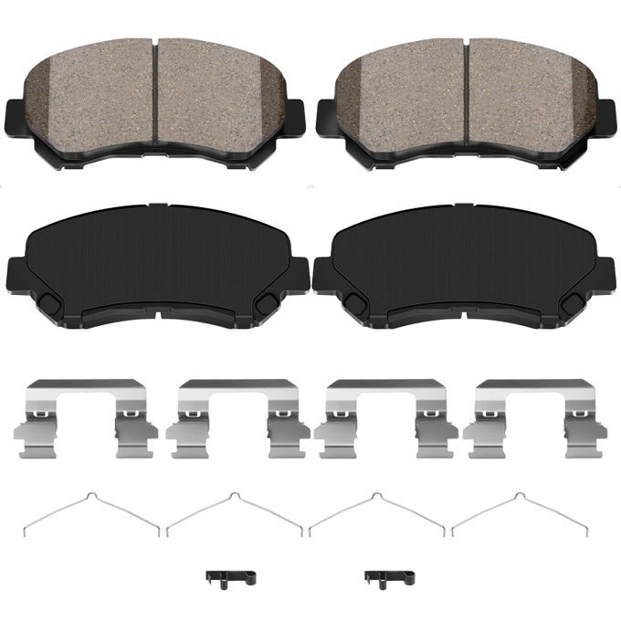 Front Brake Pads Compatible With 20092014 20162023 Nissan Maxima 20092012 Sentra 20142017 Juke Ceramic Brake Pads With Hardware Replacementhz1374