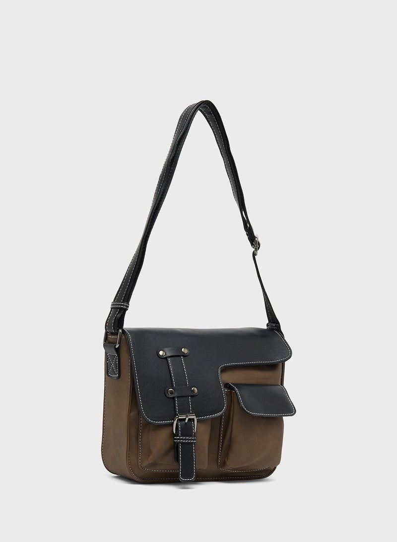 Seventy Five Casual Crossbody Messenger Bag  - Image 3