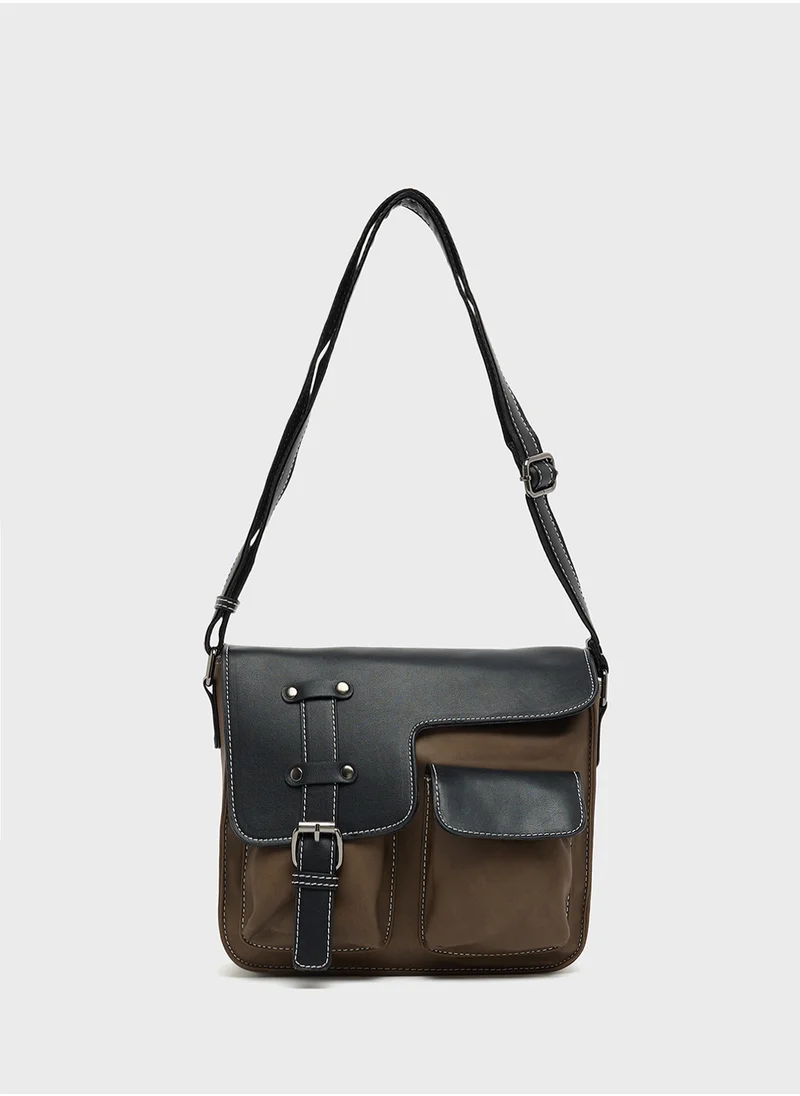 Seventy Five Casual Crossbody Messenger Bag
