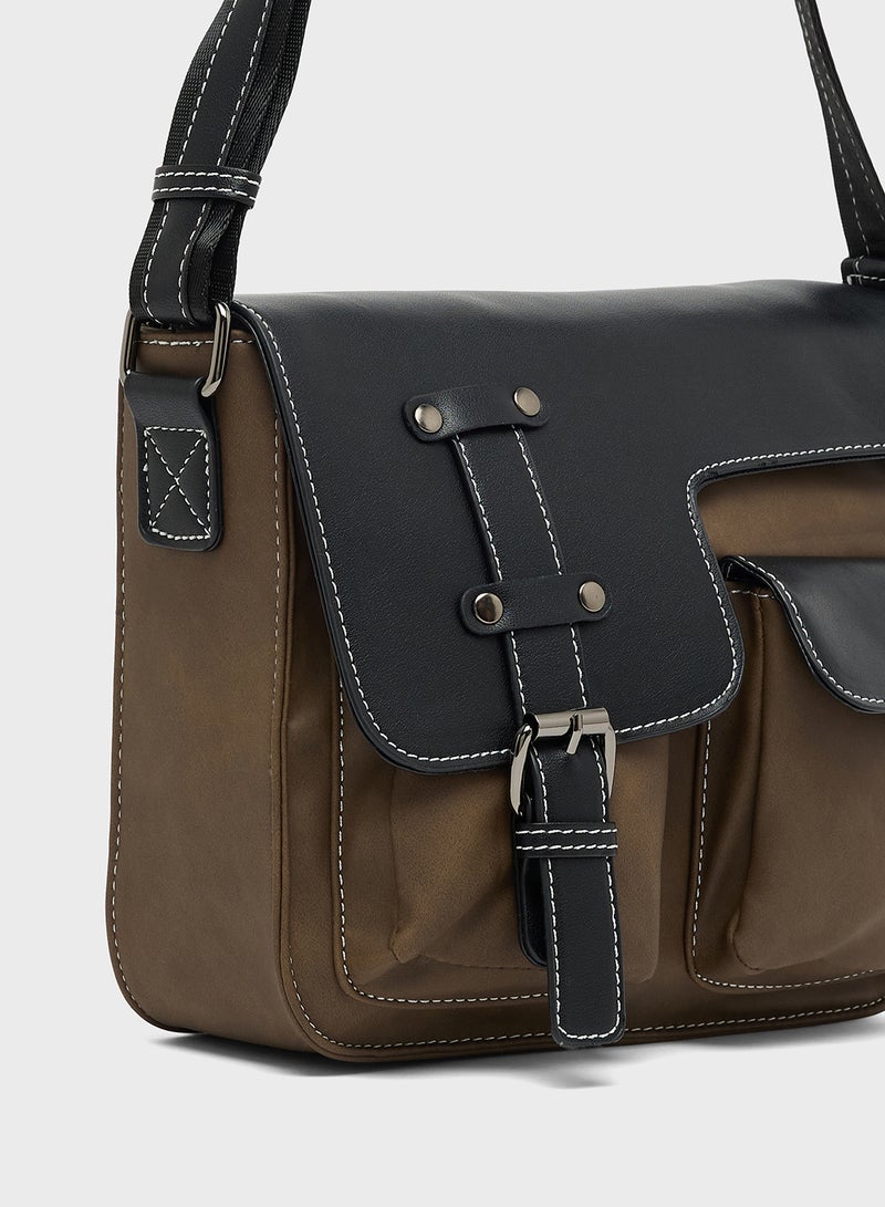 Seventy Five Casual Crossbody Messenger Bag  - Image 4