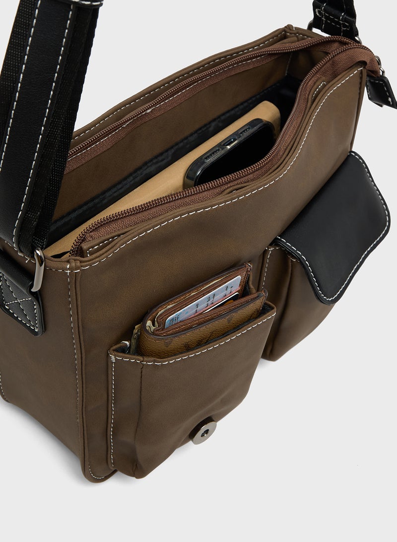 Seventy Five Casual Crossbody Messenger Bag  - Image 5