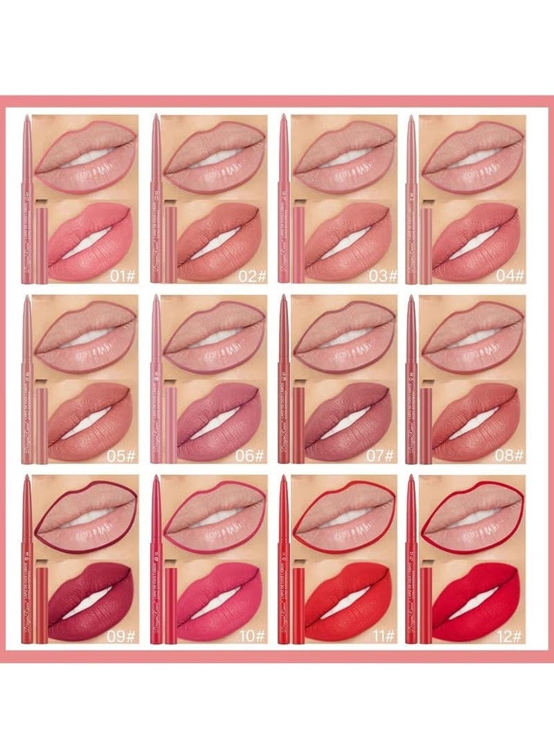 راني دراجون 12 لون ماتي قلم الشفاه / أحمر الشفاه مجموعة ، خطوة واحدة مجموعة ماكياج الشفاه ، Velvet Nude سلسلة طويلة الأمد لمعان الشفاه للماء ، قلم الشفاه سيدة ماتي لخلق الكمال لون الشفاه ! - Image 2
