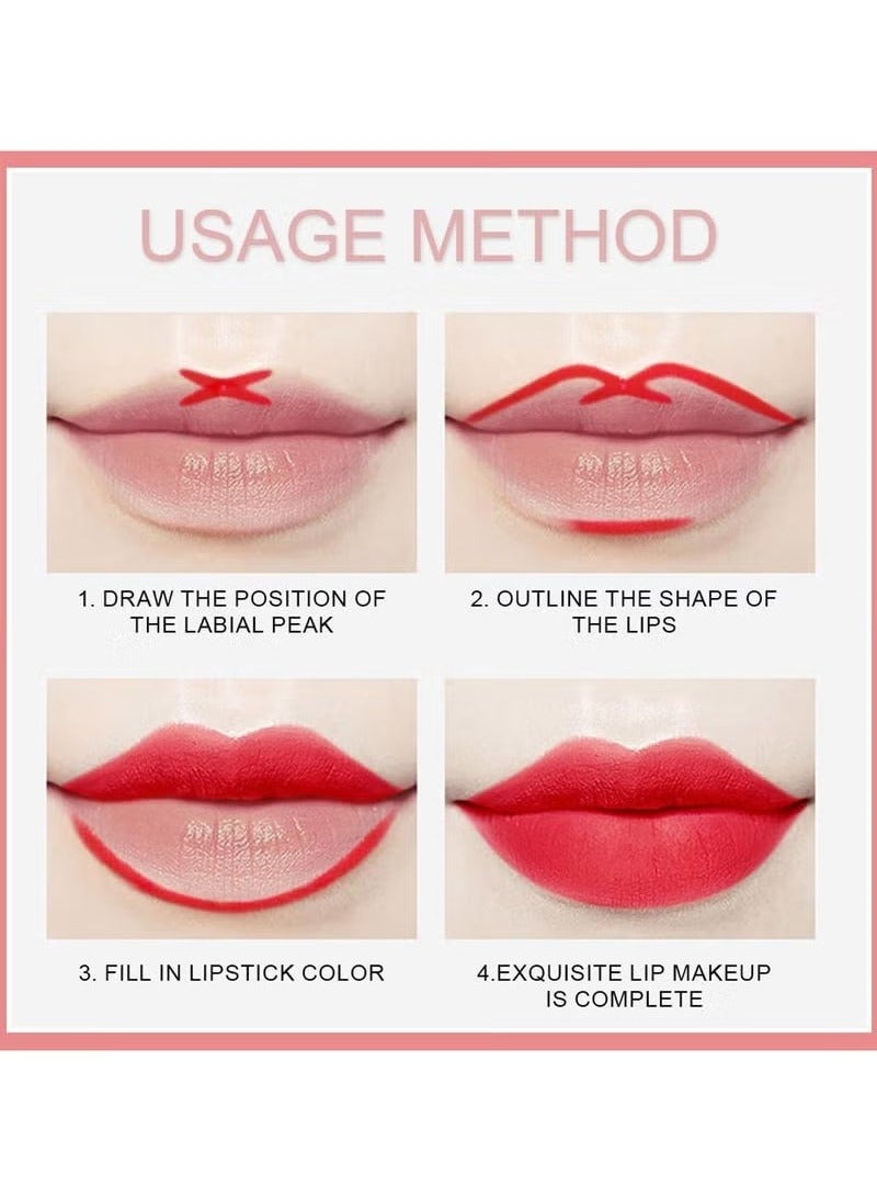 راني دراجون 12 لون ماتي قلم الشفاه / أحمر الشفاه مجموعة ، خطوة واحدة مجموعة ماكياج الشفاه ، Velvet Nude سلسلة طويلة الأمد لمعان الشفاه للماء ، قلم الشفاه سيدة ماتي لخلق الكمال لون الشفاه ! - Image 5