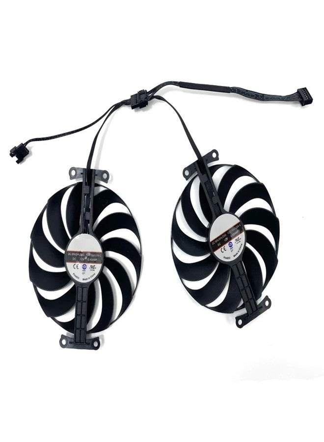 LTANDBR مروحة تبريد بطاقة الرسوميات RTX3070 3060Ti من ASUS GeForce 2PCS 95mm 7PIN T129215SU FDC10U12S9-C 12V 0.5A - Image 4