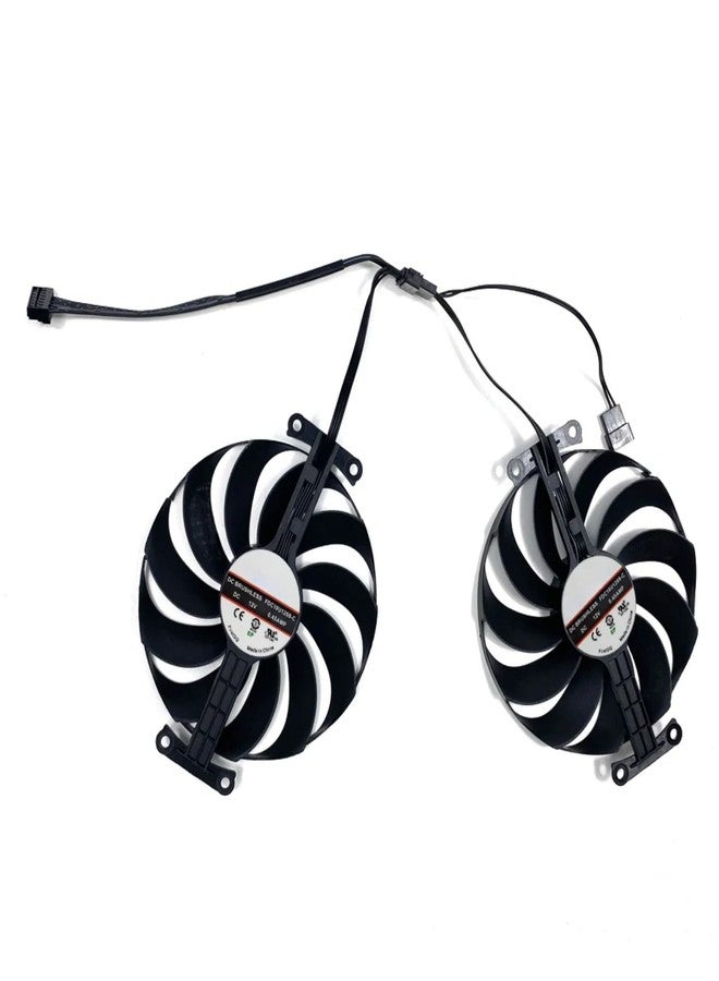 LTANDBR مروحة تبريد بطاقة الرسوميات RTX3070 3060Ti من ASUS GeForce 2PCS 95mm 7PIN T129215SU FDC10U12S9-C 12V 0.5A - Image 3